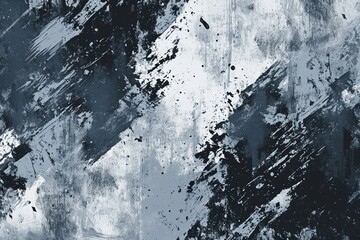 Urban Chic: Grunge Charcoal and White Colored Trendy Texture, Perfect for Extreme Sportswear, Racing, Cycling, Football, Motocross, Basketball, Gridiron, and Travel. An Edgy Backdrop or Wallpaper