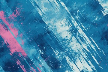 Vivid Fusion: Grunge Pink and Blue Trendy Texture, Tailored for Extreme Sportswear, Racing, Cycling, Football, Motocross, Basketball, Gridiron, and Travel. A Dynamic Backdrop or Wallpaper Choice Burst