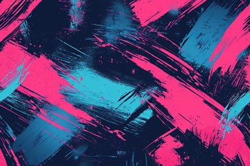 Abstract Illumination: Grunge Neon Blue and Neon Pink Trendy Texture, Ideal for Extreme Sportswear, Racing, Cycling, Football, Motocross, Basketball, Gridiron, and Travel. A Radiant Backdrop or Wallpa