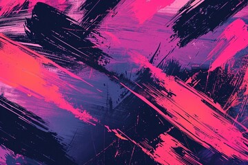Vibrant Rebellion: Grunge Neon Pink and Purple Trendy Texture, Perfect for Extreme Sportswear, Racing, Cycling, Football, Motocross, Basketball, Gridiron, and Travel. A Bold and Energetic Backdrop