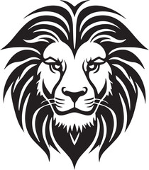 Naklejka premium High-quality lion head vector Illustration