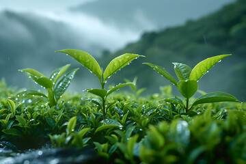 Obraz premium tea plantation