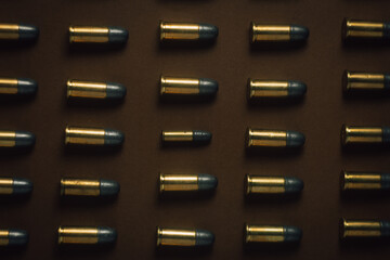 close up of a bullet