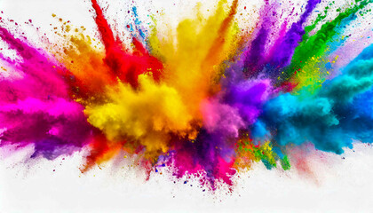 Vibrant holi fest, colorful background 
