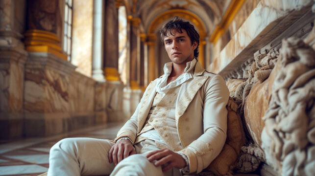 Portrait of a eighteenth century noble man.