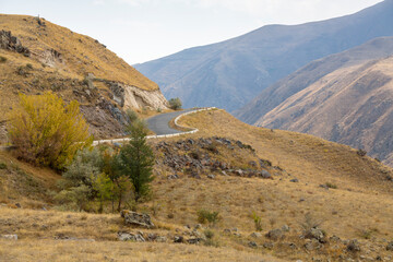 View of the mountains in Armenia