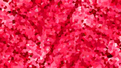 Low poly texture. Polygonal design illustration. Abstract red background