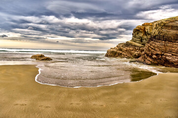 Playa de las Catedrales, la maravilla costera de Galicia, España