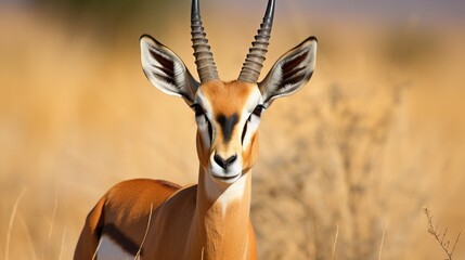 Majestic antelope in its natural habitat, captured with exceptional wildlife photography skills
