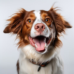 Fototapeta premium portrait of a black dog