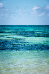 Fototapeta premium beach of San Andres island in Colombia in tourism season