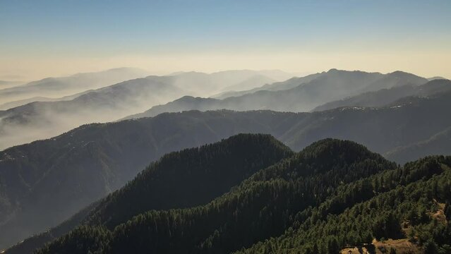 View From Murree, Ariel View, popular tourist spots.