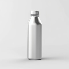 silver water bottle,generative ai