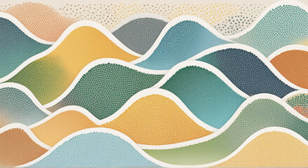seamless pattern with waves