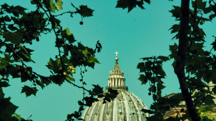 St Peter's Basilica, Sunrise, The Vatican, Rome, Lazio, Italy