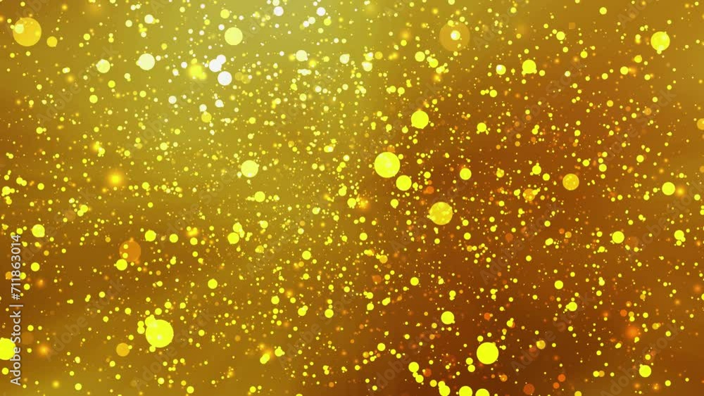 Poster bokeh ring orange-yellow color abstract background. abstract illustration with colorful circle shape