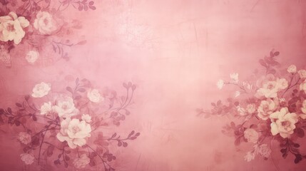 antique vintage pink background illustration blush soft, delicate romantic, faded old antique vintage pink background - obrazy, fototapety, plakaty