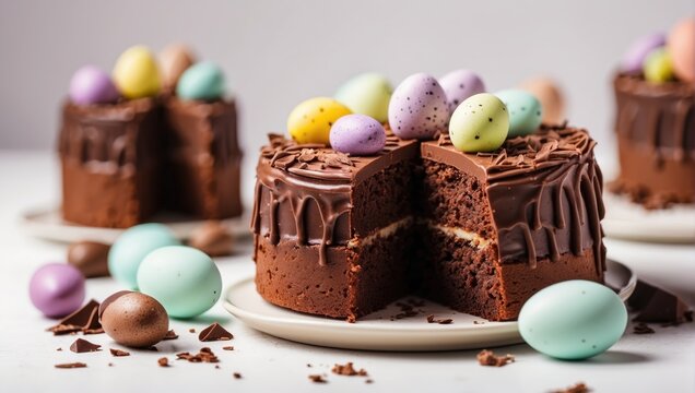 chocolate easter cake