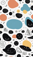Fototapeta premium pattern with circles