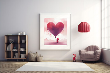 Picture Illustration in Children's Room