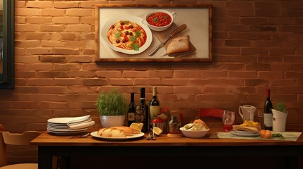 tiramisu italian food background illustration bruschetta gnocchi, cannoli antipasto, lasagna caprese tiramisu italian food background