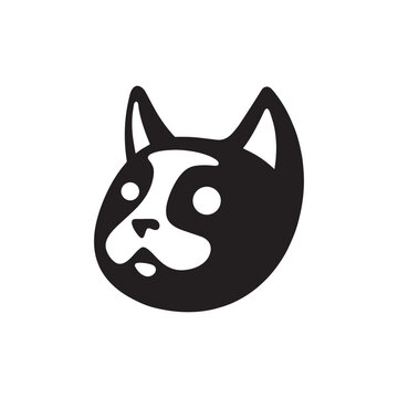 Cat face logo icon