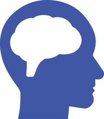 head silhouette with speech bubble