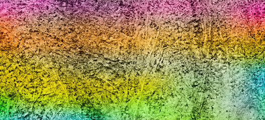 Ultrawide yellow pink orange turquoise beige green abstract gradient grainy premium background with concrete wall texture. Perfect for design, banner, wallpaper, template, creative projects, desktop