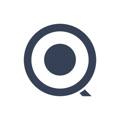 Monogram Q design vector logo. Monogram initial letter mark Q logo design. Monogram design vector logo. Monogram initial letter mark Q logo design. Simple Q monogram. Monogram Q design logo