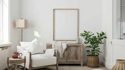 Empty background frame in modern room concept. Green room frame. Baby room frame. Photo frames. backgrounds