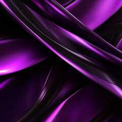 dark abstract background with glowing wave. shiny moving lines design element. modern purple blue gradient flowing wave lines. futuristic technology concept. vector illustration
