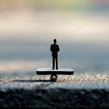 Businessman standing