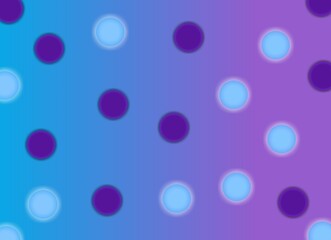 Abstract gradient background blue and purple with circle