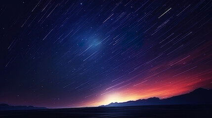 Fototapeta na wymiar Abstract digital smears on a dark background, creating the impression of a night sky