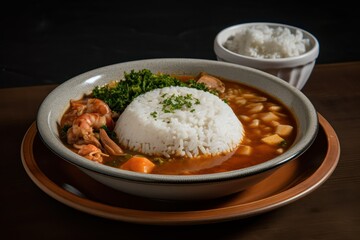 stew with rice and vegetables
