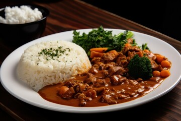 stew with meat, vegetables and spices