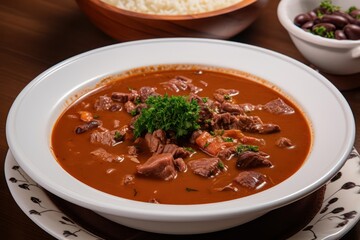 stew with meat, vegetables and spices