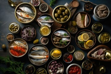 jars of pickled vegetables