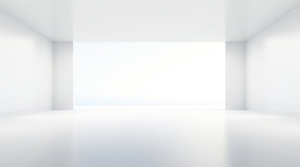 Minimalistic Clean White Background Wallpaper AI Generated