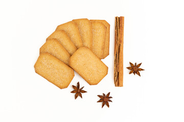 Cookies with cinnamon and anise
