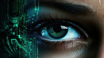 network cyber tech background illustration hacking encryption, malware data, privacy crime network cyber tech background