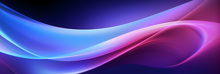 Fototapeta premium Big Neon Wave Background