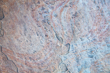 slab of natural stone with rust-colored peelings. Texture Background