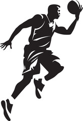 Rim Resilience Dunk Vector Icon for Hoop Endurance 