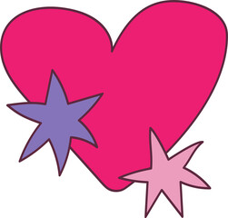 Romantic Elements. Valentine's day image. Islated object.