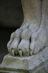 Detail of a stone bench at Sanssouci Park, Potsdam