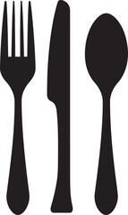 Utensil Elegance Badge Vector Logo for Stylish Culinary Design 