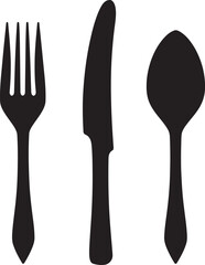 Cutlery Elegance Crest Vector Logo for Sophisticated Culinary Design 