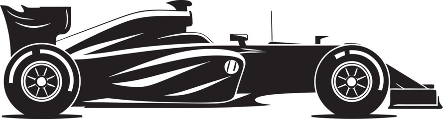 Precision Pursuit Badge Vector Design for Formula 1 Racing Excellence 