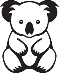 Arboreal Ambassador Badge Koala Vector Design for Environmental Harmony 